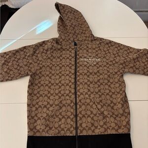 Coach Signature Zip Hoodie - Size L